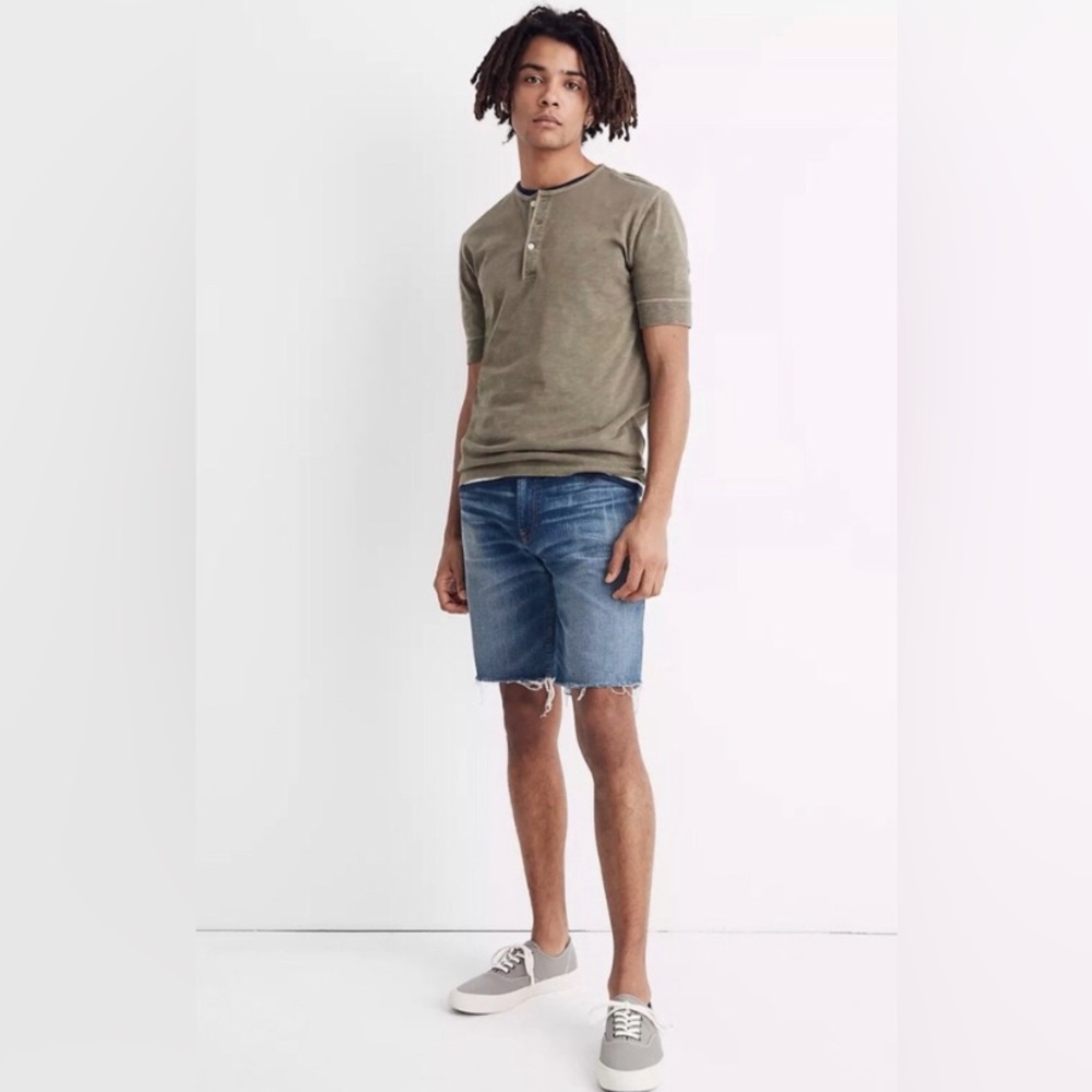 Madewell Men’s 9” Cutoff Misthaven Denim Shorts